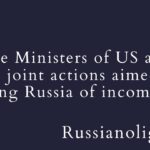 US and UK Finance Ministers Unite to Deprive Russia of Revenue Through Joint Measures