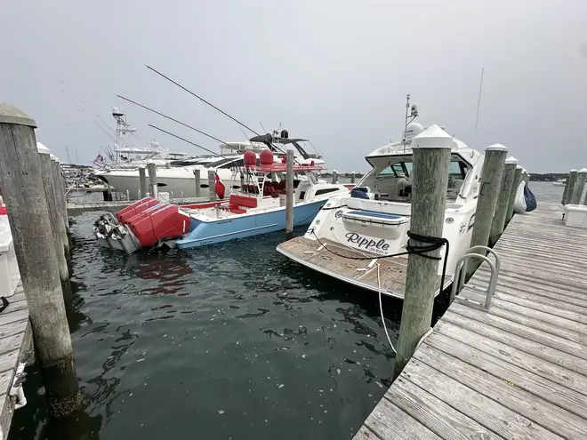 A boat called 'The Ripple' was cordoned off by local police. Picture: Shutterstock